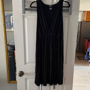 Ann Taylor Black Midi Dress